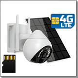 «Link Solar K69-2MP-4G» - Уличная поворотная беспроводная 4G-LTE 3MP камера с солнечной панелью